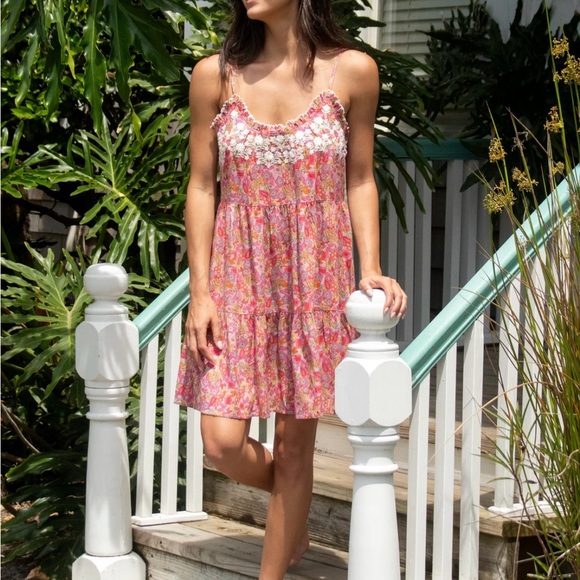 NWT/Natural Life/Harley Embroidered Mini Sundress - Picture 3 of 8